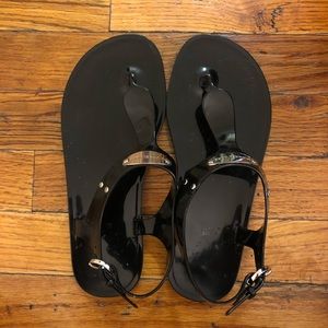 ‼️Sold ✨ Used Michael Kors Sandles Balck Size 6